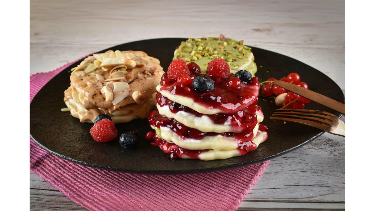 Pancakes cu Fructe de Pădure