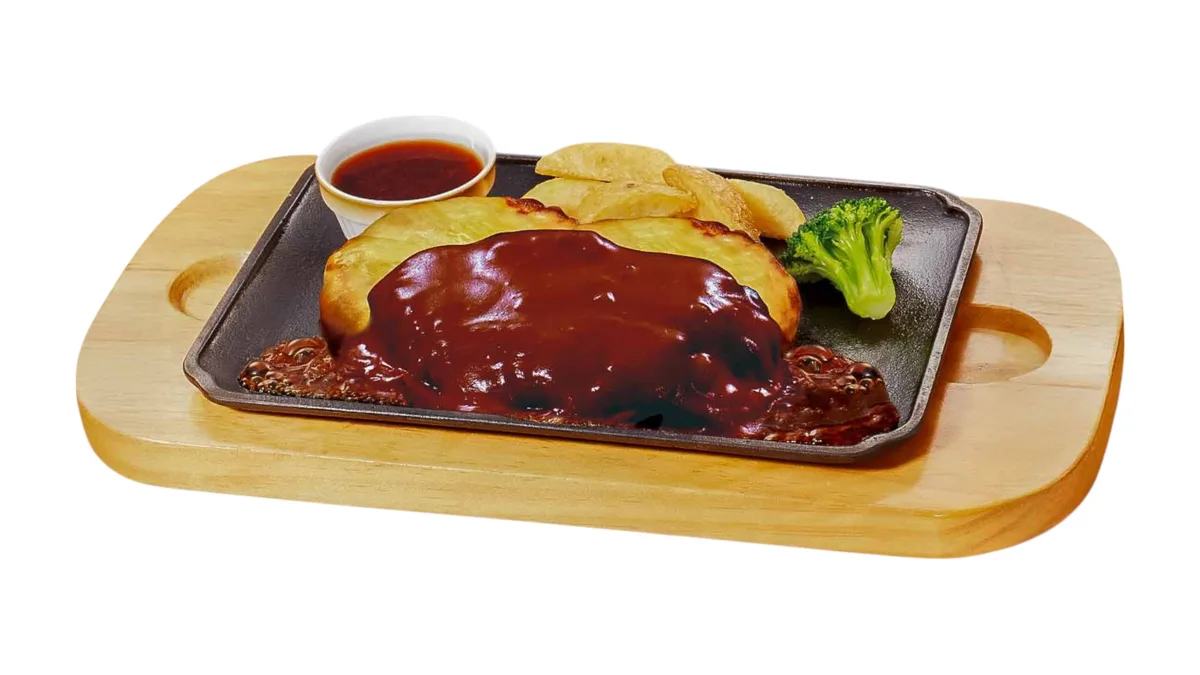 【922】単品倍盛デミ＆チーズ手ごねハンバーグ弁当