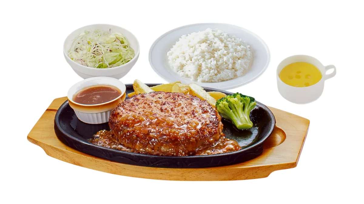【945】手ごねハンバーグ弁当＆コーンスープセット