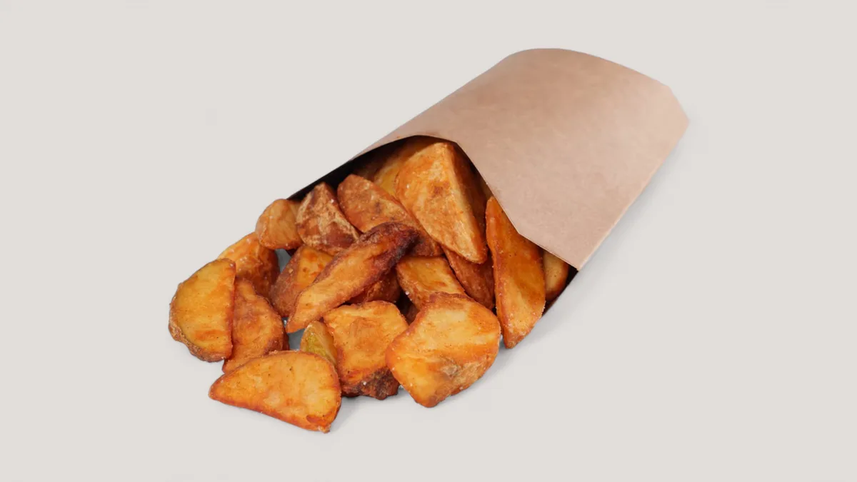 Steak burgonya