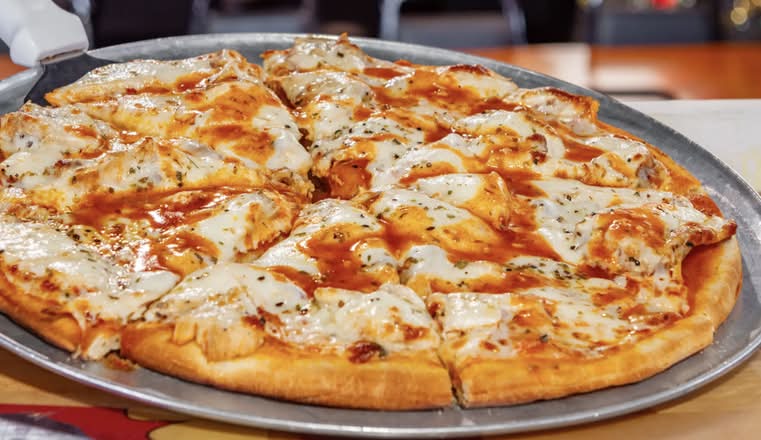 12" Alfredo Chicken Pizza
