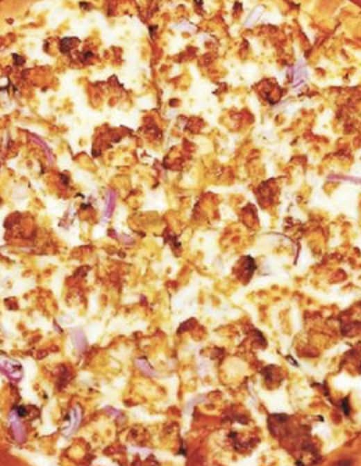 12" Chicken tikka pizza