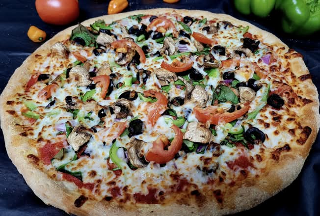 12" Marinara Shrimp Pizza