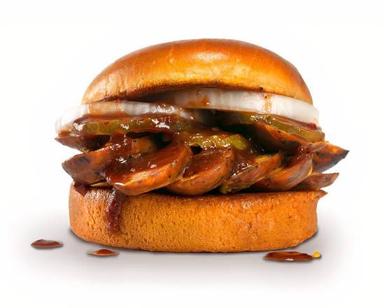 Spicy Cheddar Sausage Sandwich