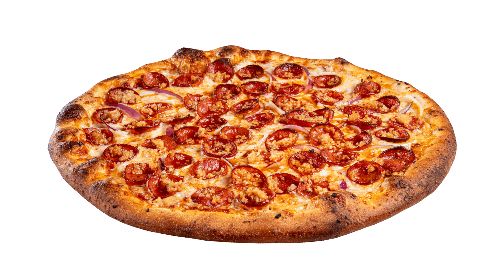 MEDIUM 13" - Stinkin' Cup N Char Pepperoni Pizza