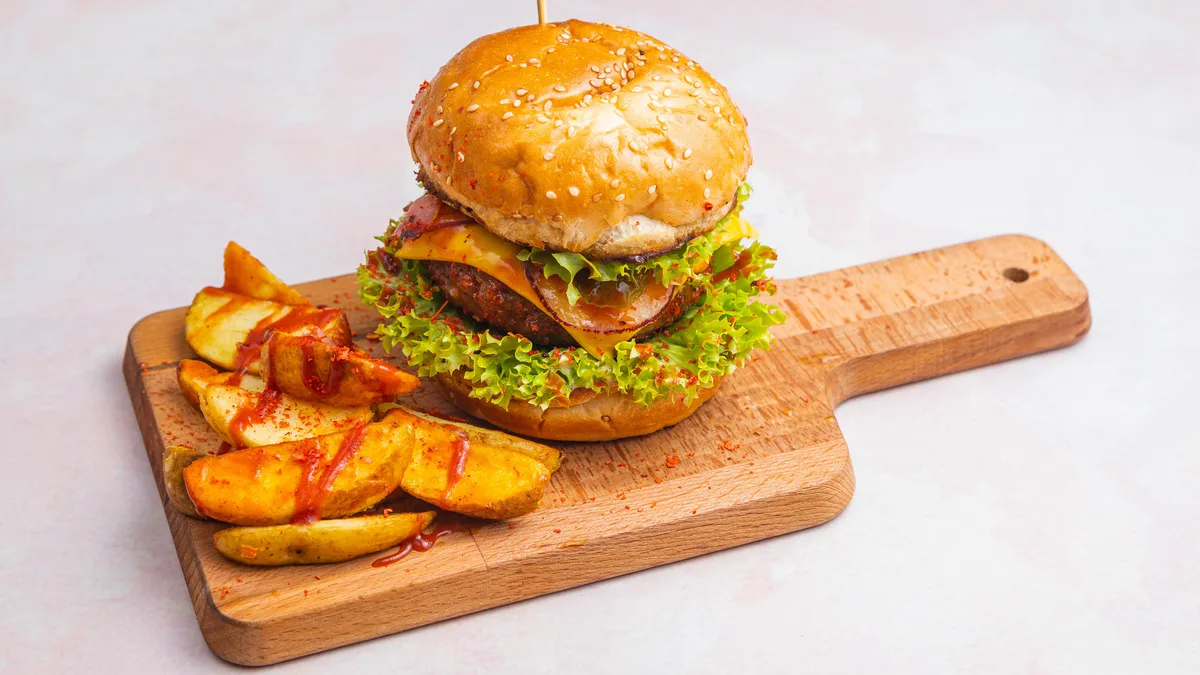 Big Bite chilli burger