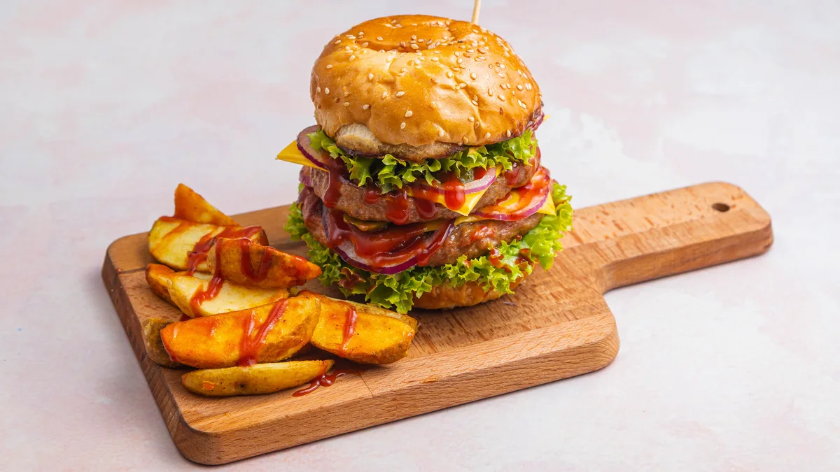 Double cheeseburger