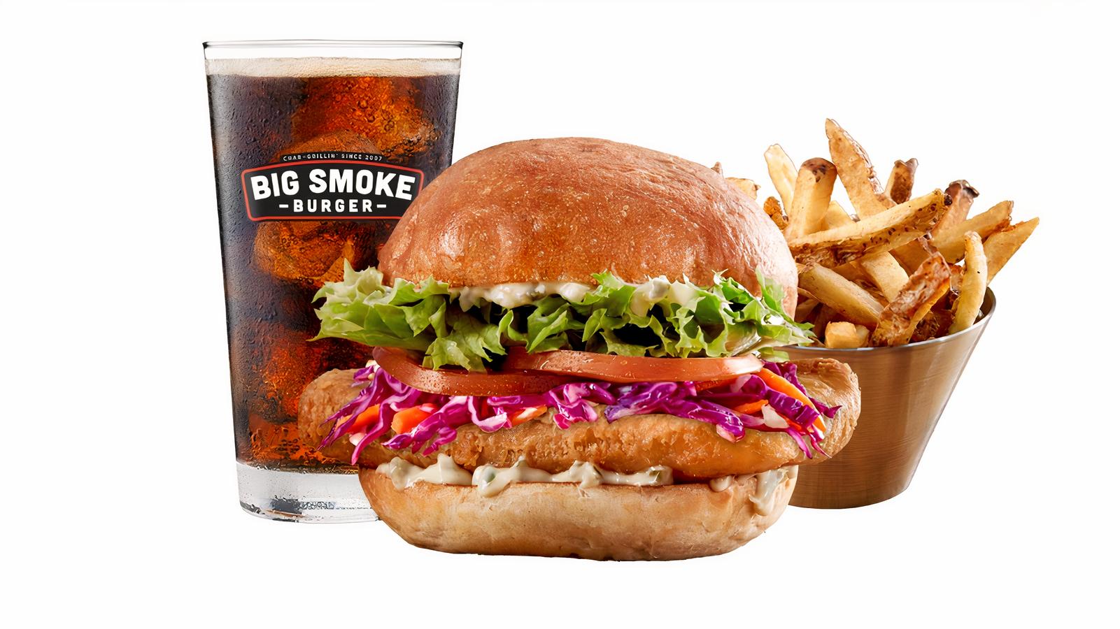 Battered Fish Sandwich Combo