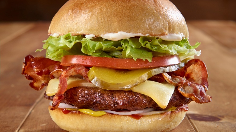 Smokey Cheddar Bacon Burger