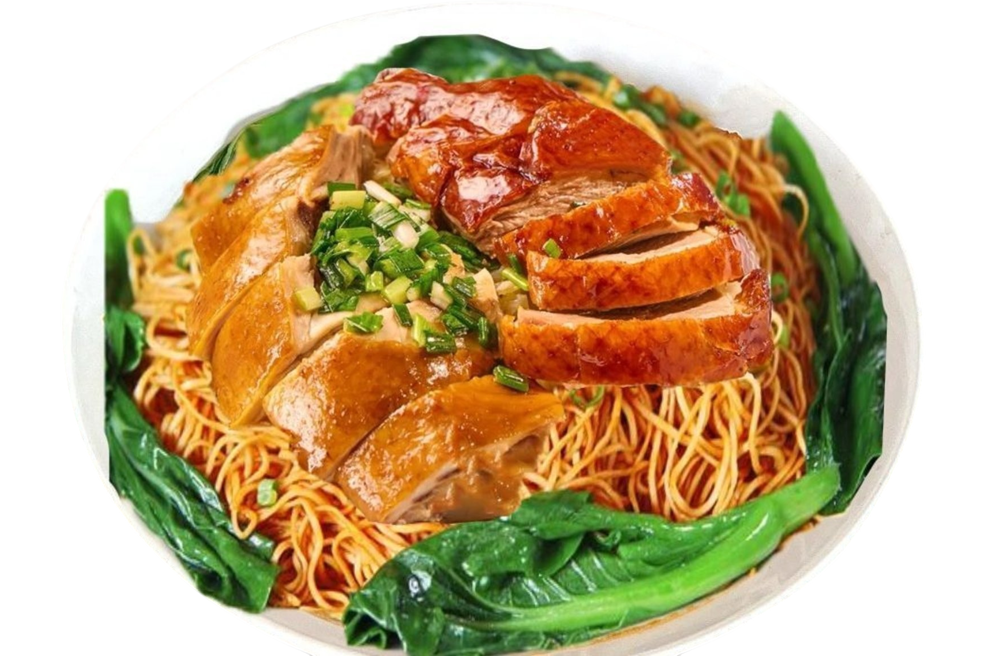 Any Two Meat Steam Lo Mein 港式雙拼撈麵