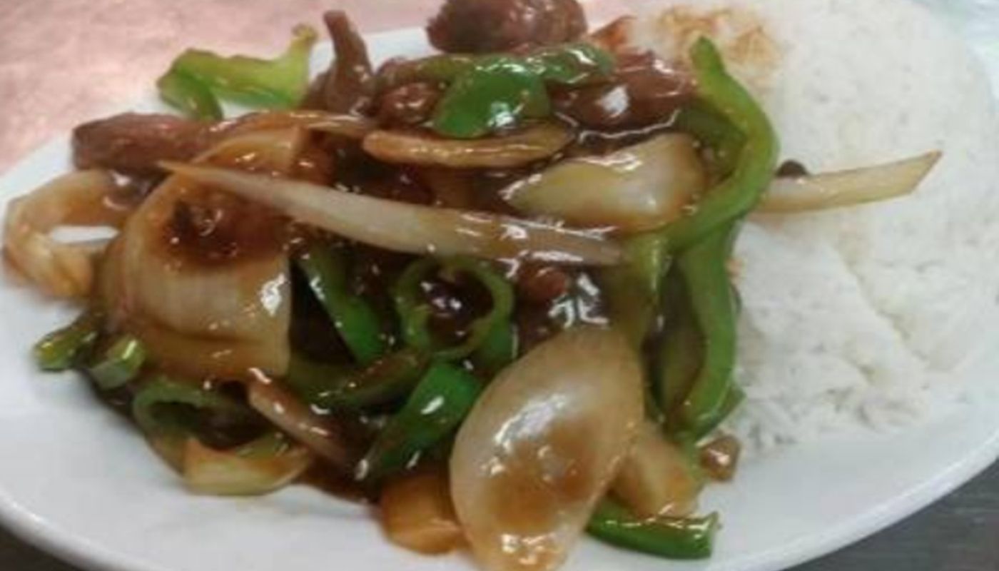 Beef W/ Black Bean Garlic Sauce 豉椒牛肉飯