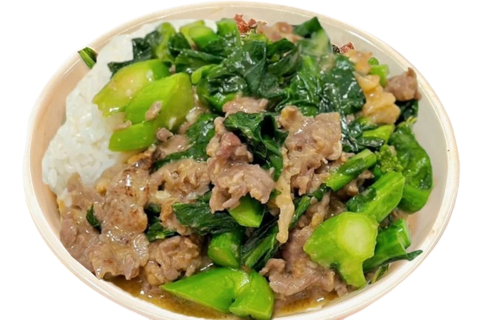 Beef w/ Broccoli 西芥蘭牛肉飯