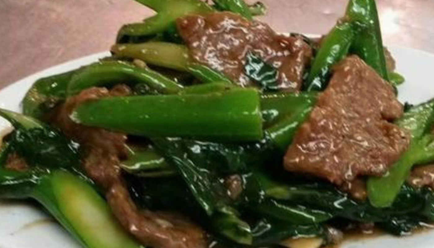 Beef With Chinese Broccoli 唐芥蘭牛