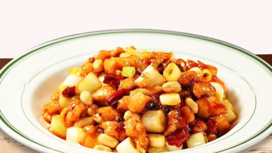 Kung Pao Chicken (Lunch) 宫保鸡丁饭（午餐）