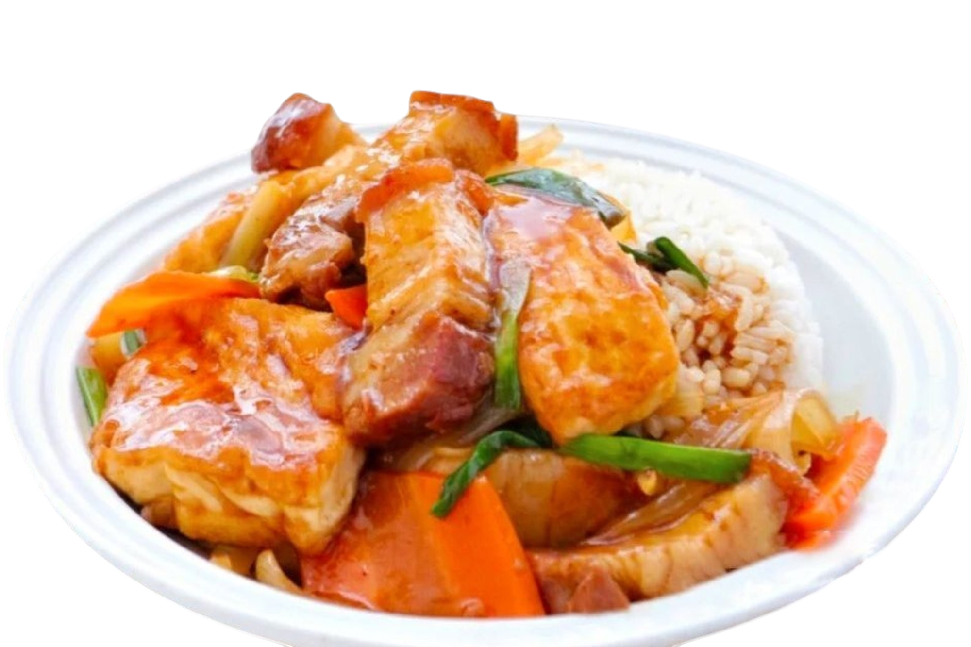 Roast Pig W/ Tofu 豆腐火腩飯