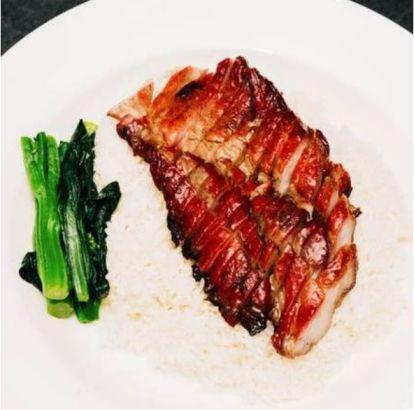 Roast Pork over Rice 蜜汁叉燒飯