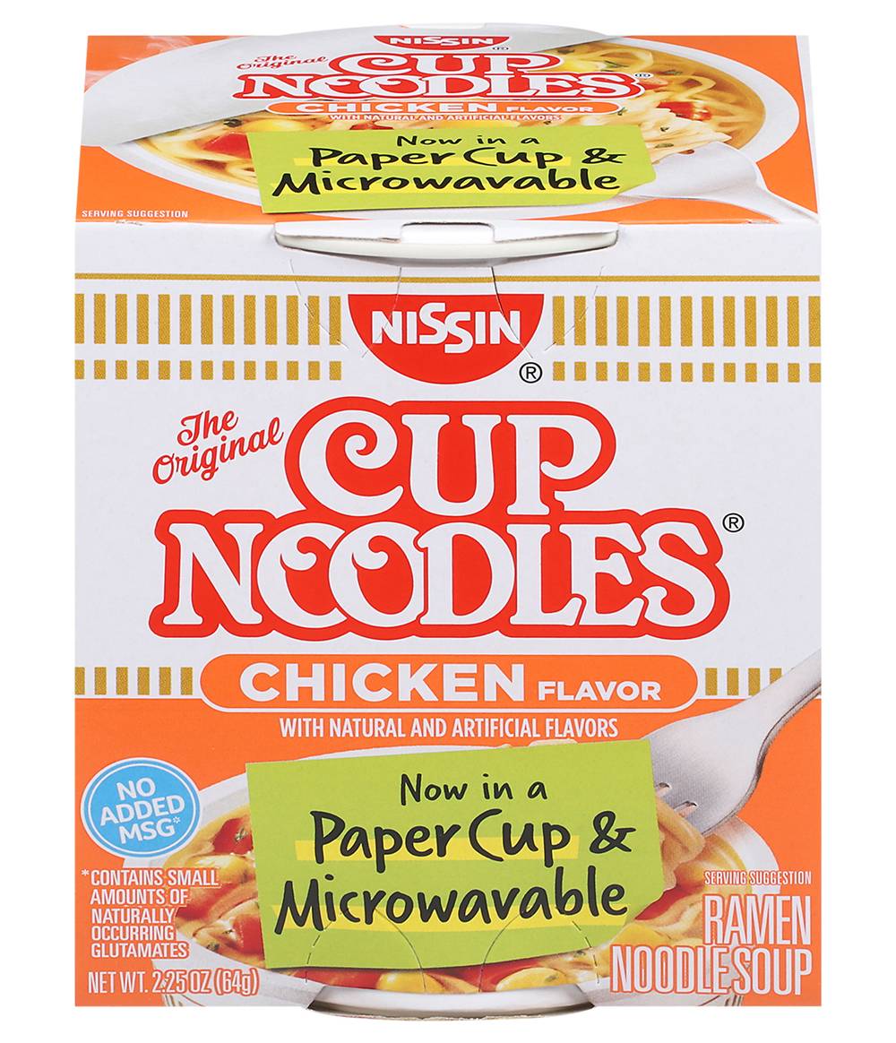 Nissin Cup Noodles Ramen Soup, Chicken (2.25 oz)