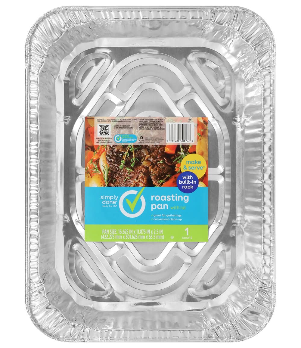 Simply Done Roasting Pan With Lid