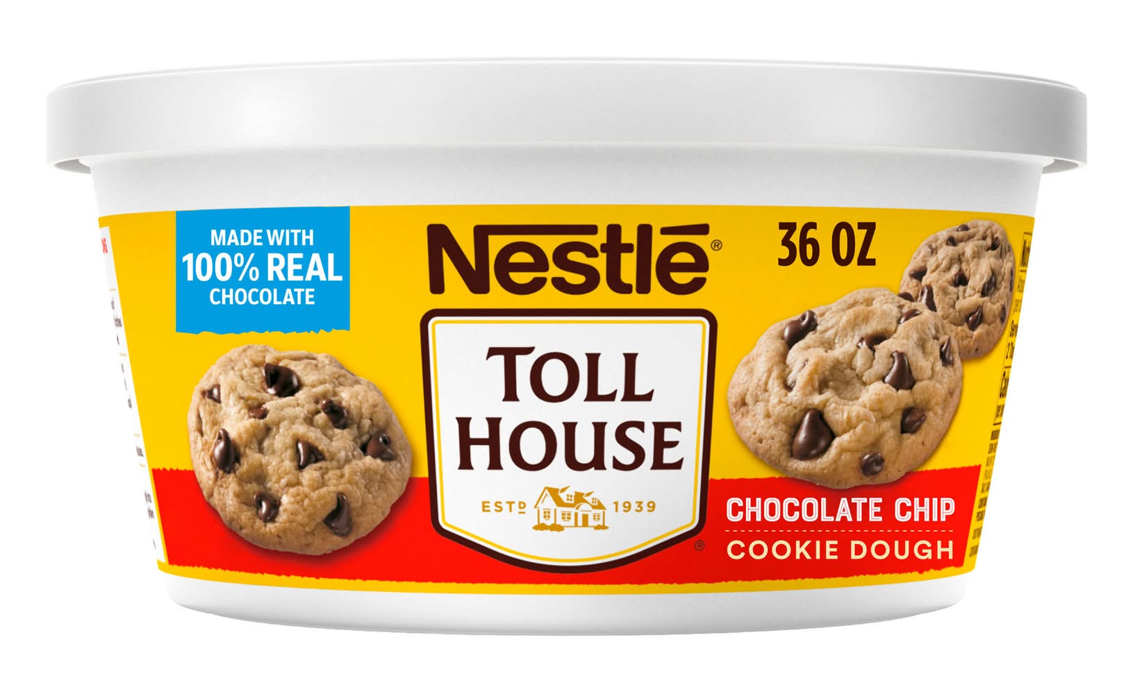 Toll House Cookie Dough, Chocolate Chip (36 oz)