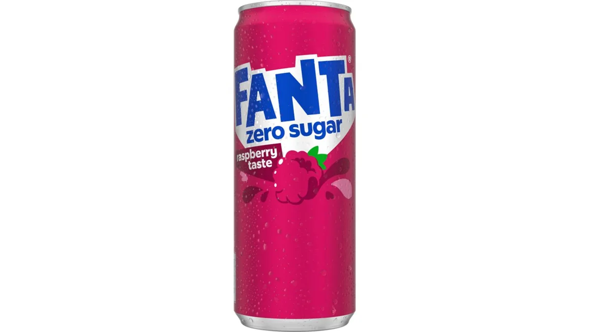 Fanta Rasperry Zero Sugar 33cl