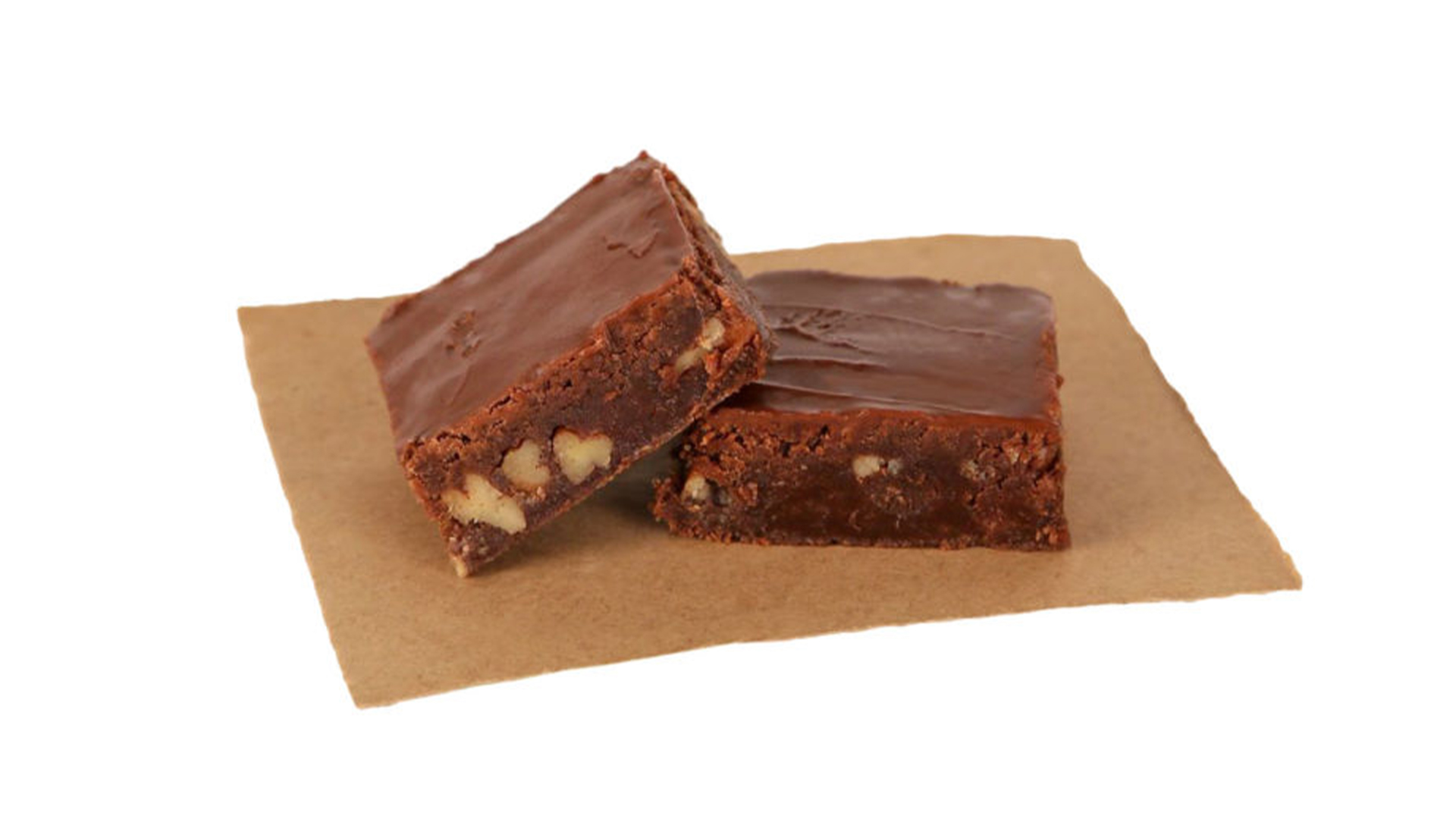 Portion Fudge Brownies With Pecans