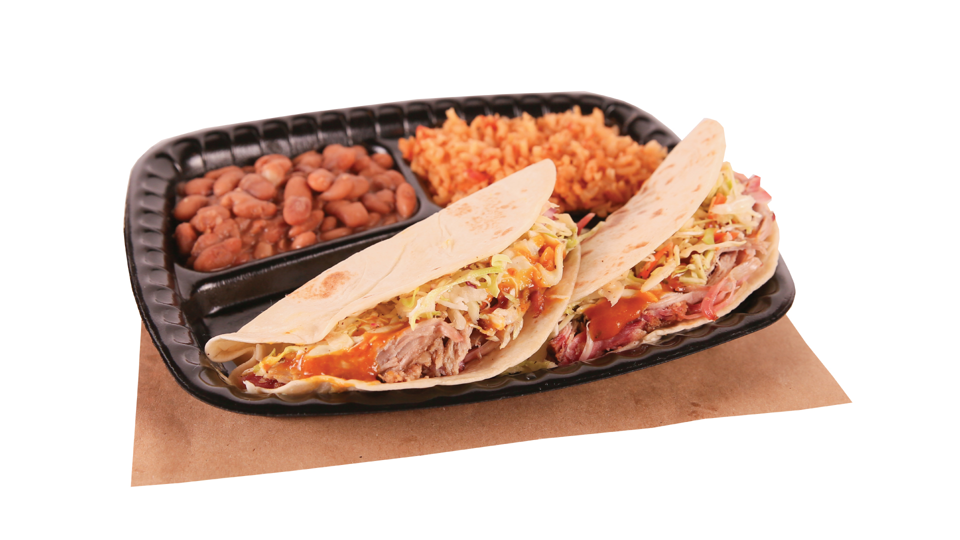 Pulled Pork Taco Plate