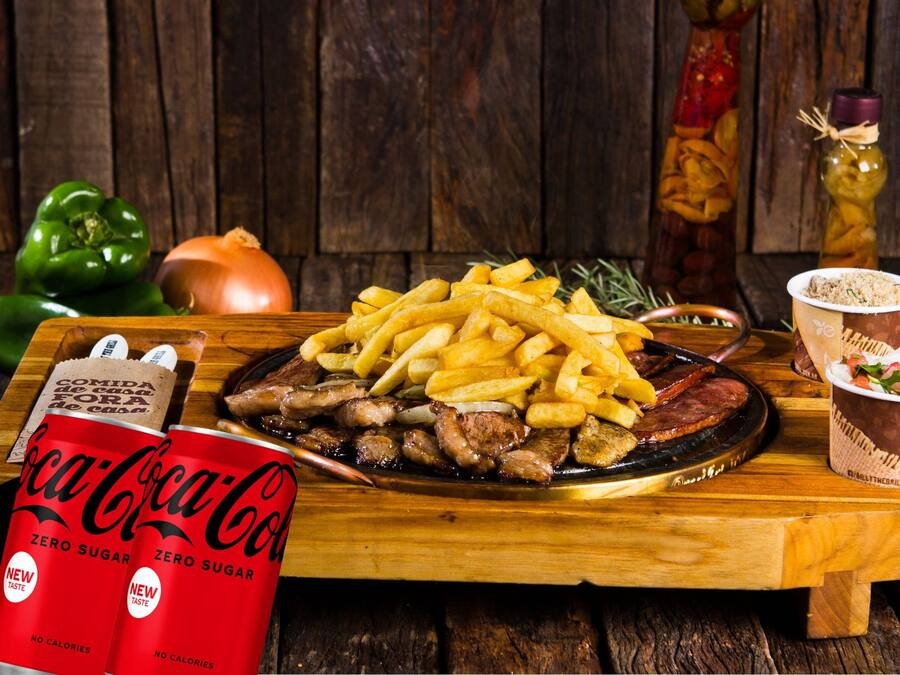 Churrasco Pedra Mista Picanha Meia 2 Bebidas Grátis