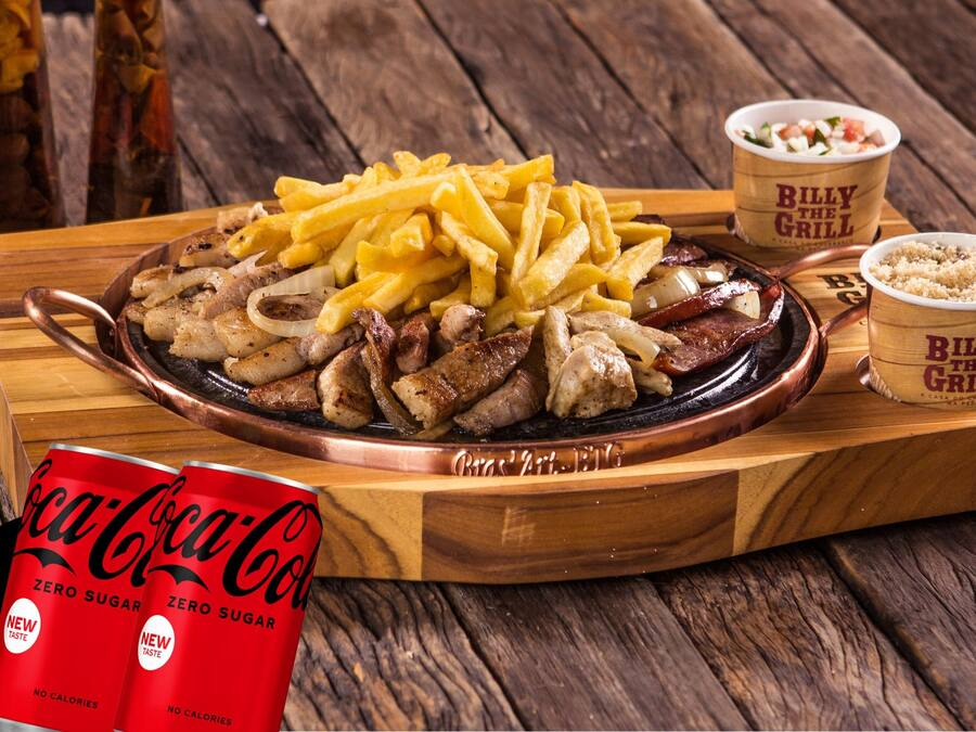 Churrasco Pedra Mista Picanha Suína Meia 2 Bebidas Grátis
