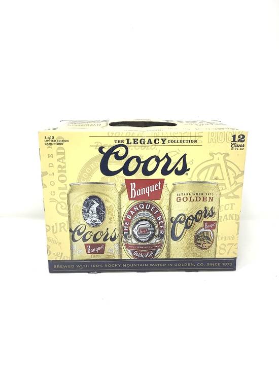 12 pk CAN Coors Banquet (12oz)