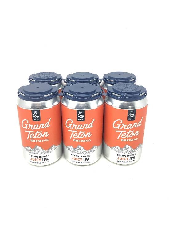 6 pk CAN Grand Teton Range Juicy IPA (12oz)