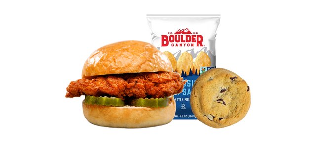 Nashville Hot Chicken Sandwich Lunch Box