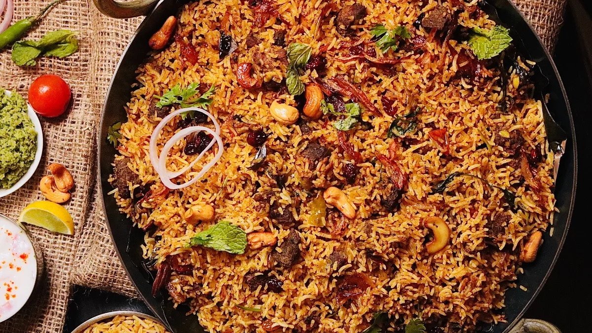Mutton Keema Biryani
