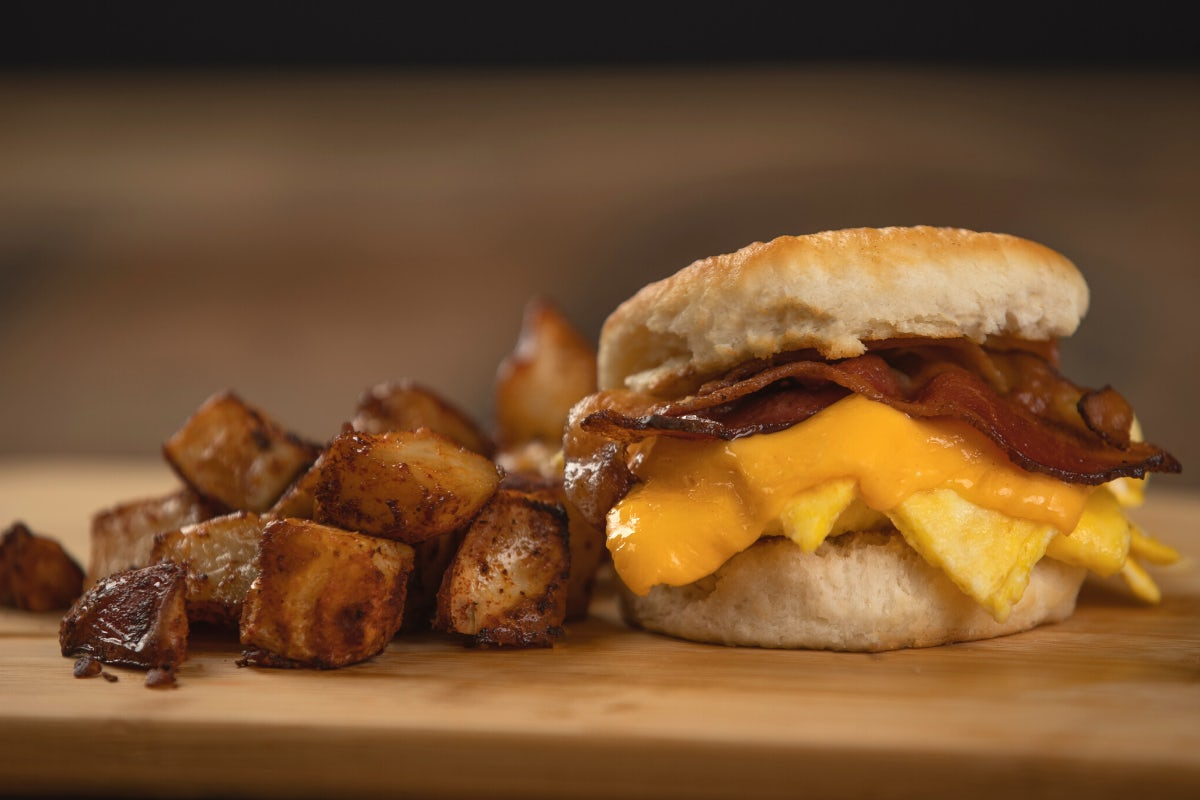 Bacon (or Sausage) Egg and Cheese Biscuit