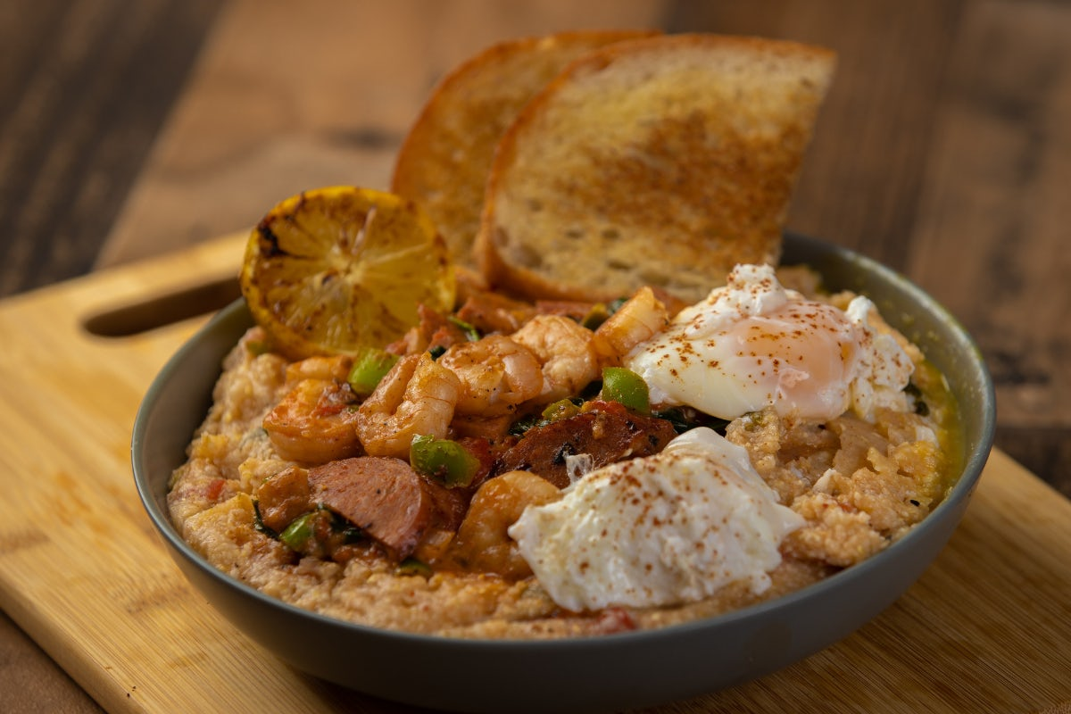 Shrimp and Grits Bowl