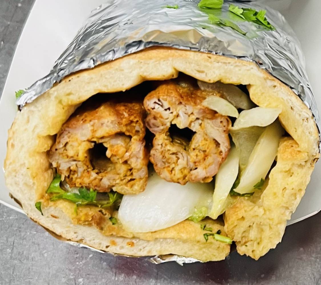 Beef kabob Wrap