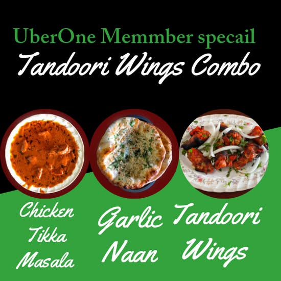 Tandoori Wings and Butter Chicken Combo