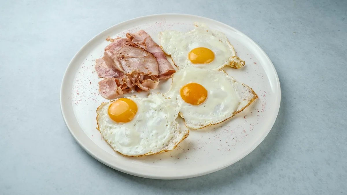 Ham and eggs