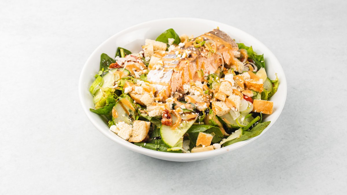 Losos obrok salata