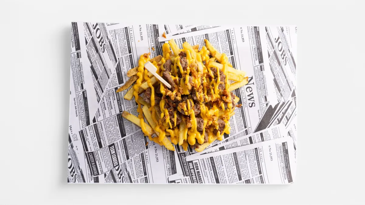 Cheesy Burger Fries