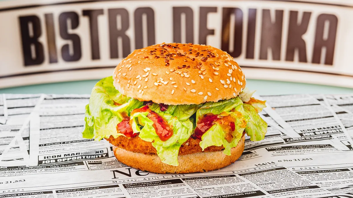 Chilli chicken burger🌶️
