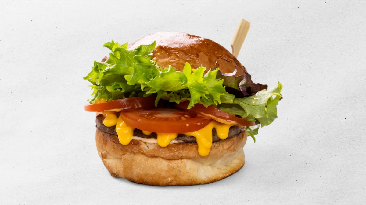 Classic slider burger
