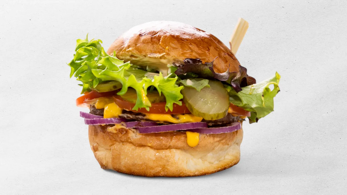 Pickels slider burger