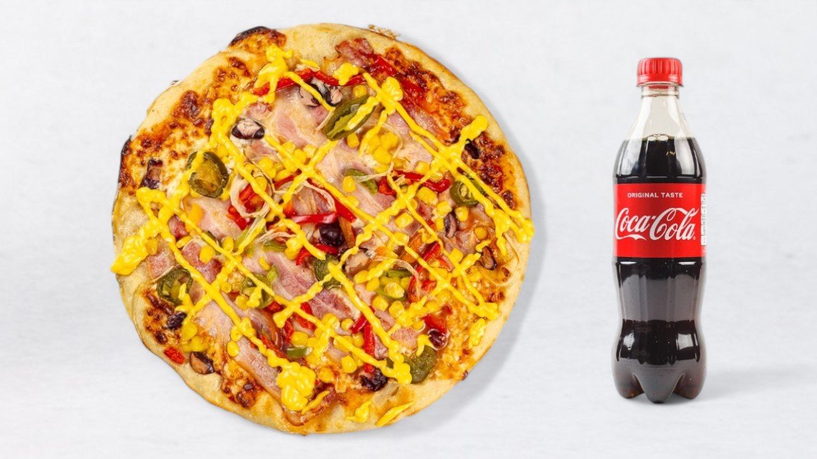 Pizza Mexico and Coca-Cola 0.5 l