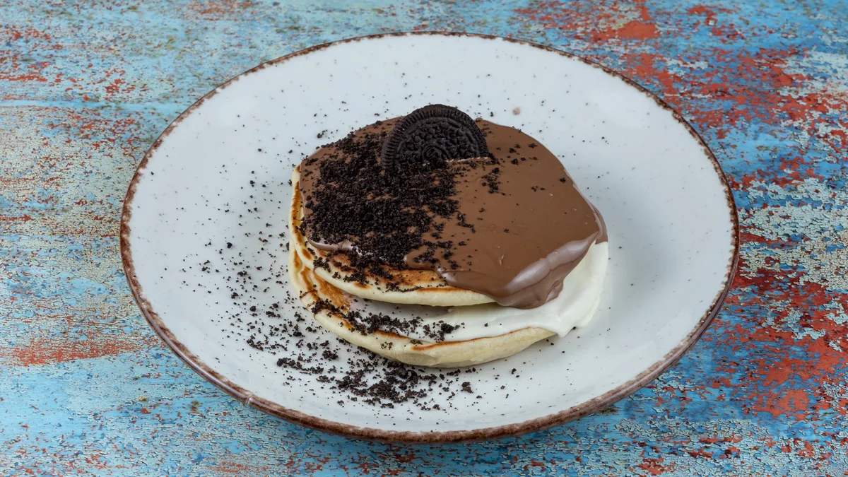 Pancakes Nutella, Λευκή Σοκολάτα και Oreo
