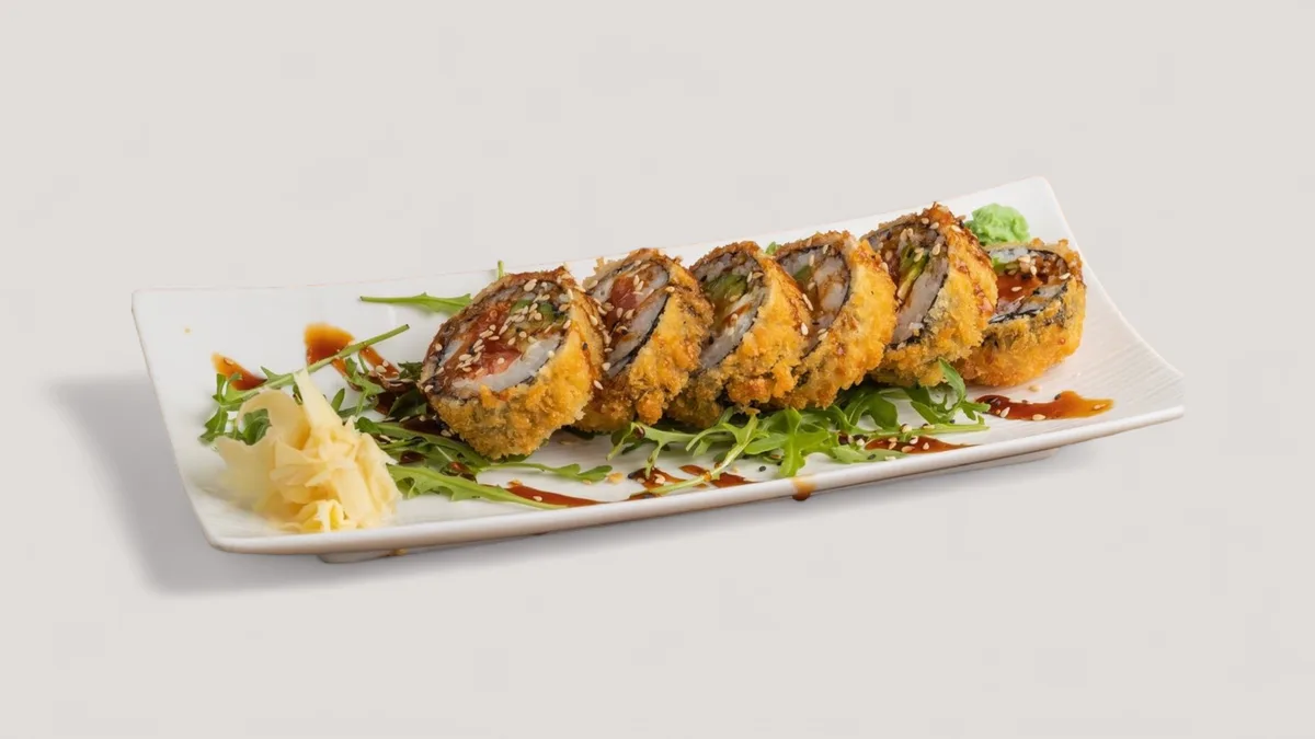 S 44. Hot Tuna Crunchy Rolls 6pcs.