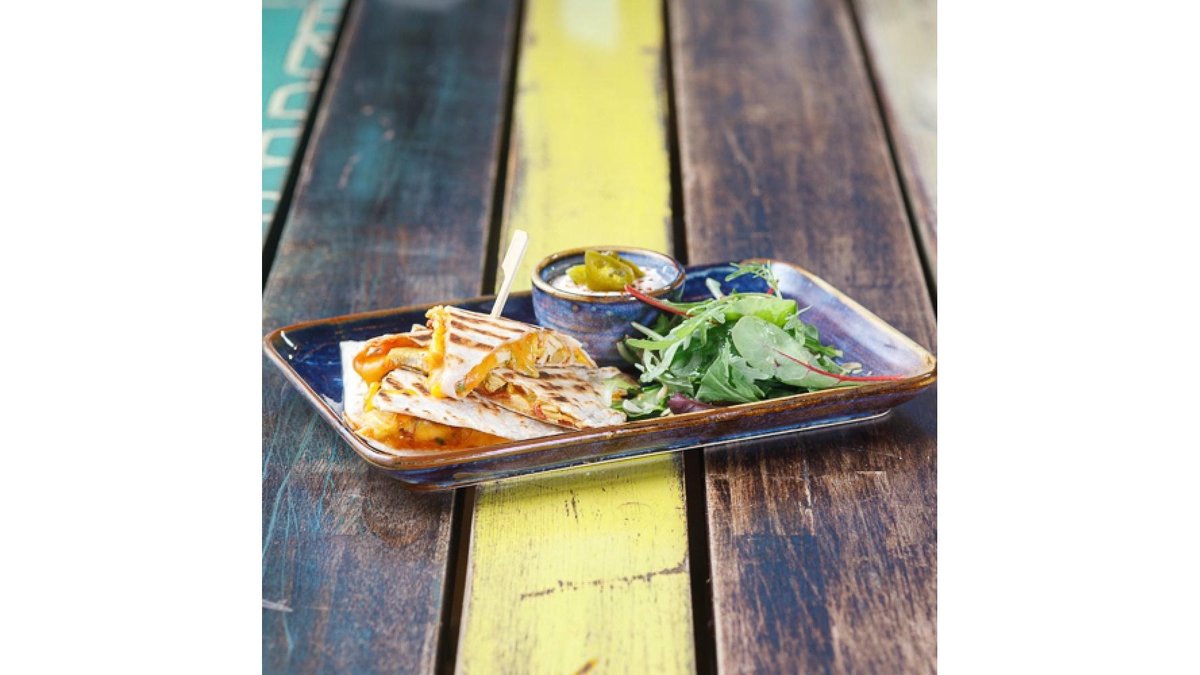 Spicy Chicken and Artichoke Quesadilla