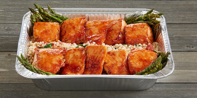 Cherry Chipotle Glazed Salmon