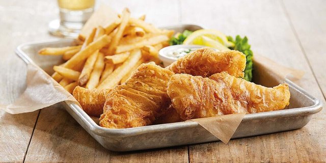 Individually Packaged BJ's Brewhouse Blonde Fish N Chips