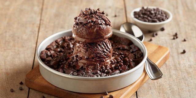 Individually Packaged Triple Chocolate Pizookie Made With Ghirardelli