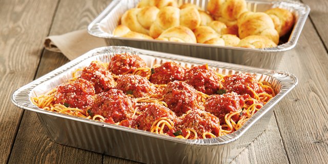 Jumbo Spaghetti and Meatballs